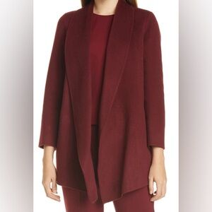 Theory Clairene Luxe Shawl Collar Coat